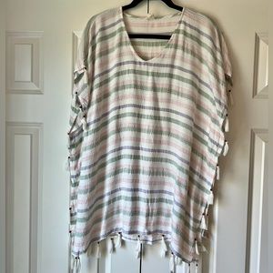 Surf Gypsy tasseled tunic swim coverup